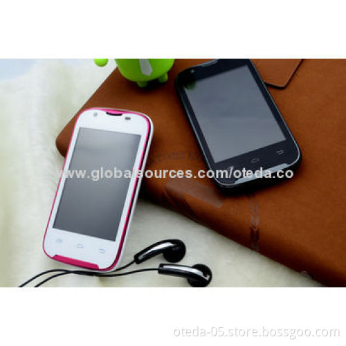 3G Mobile Phones/Smartphones, MT6572W Android-based, 1.3GHz Processor/Capacitive Screen/2.0MP Camera